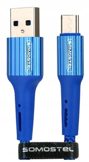 Kabel USB Somostel microUSB SMS-BW06 Niebieski  od 89 zł!