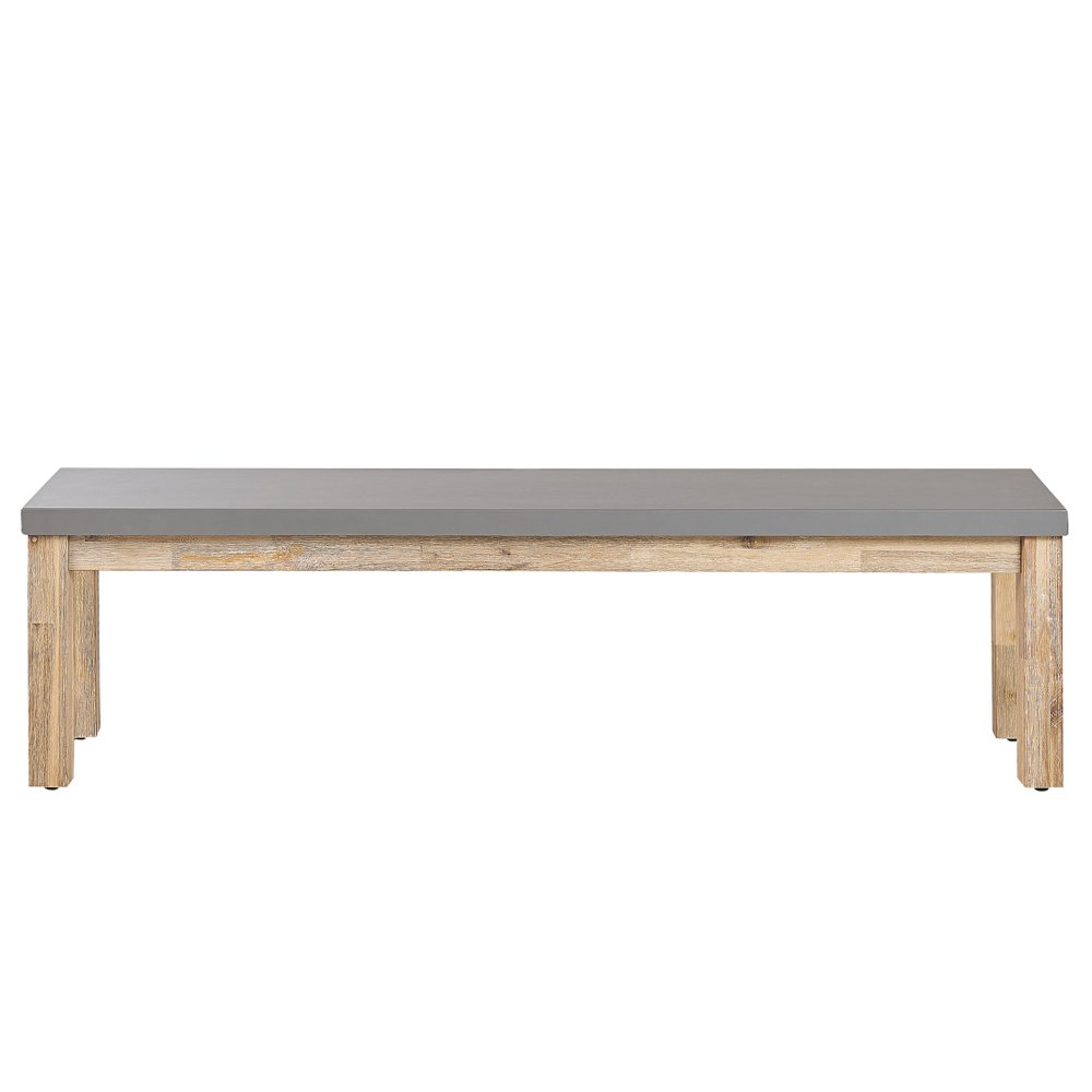 Ławka Ogrodowa 160 Cm Betonowa Szara Ostuni