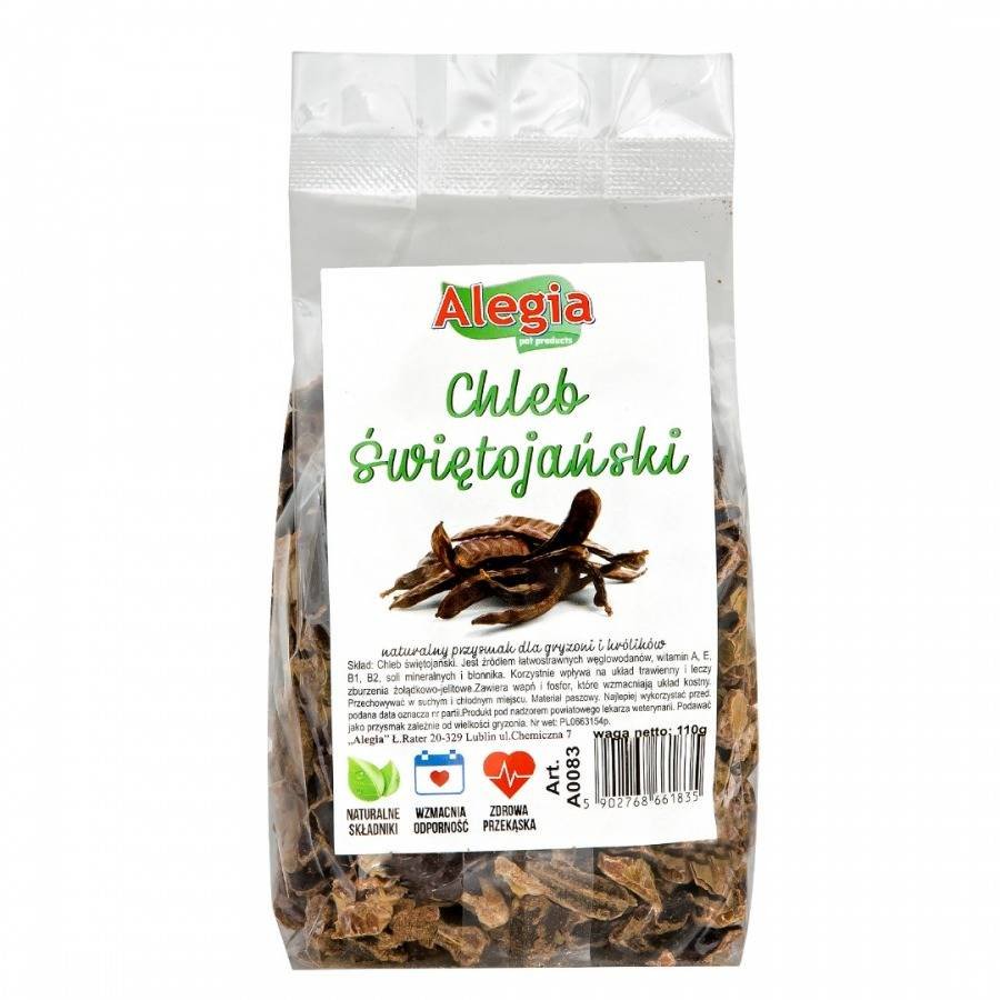 Alegia Chleb Świętojański 110g dla królików i gryzoni