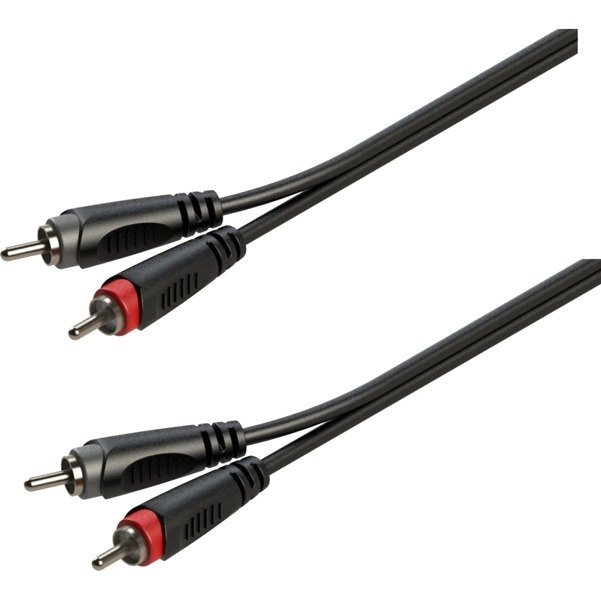 Kabel 2x wtyk RCA - 2x wtyk RCA 3m RACC130L3 / ROXTONE