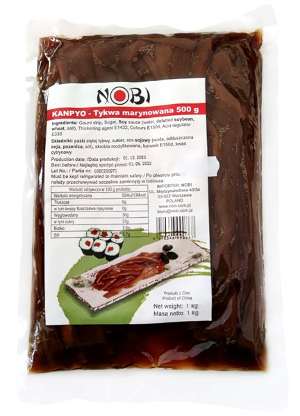 Nobi Kanpyo Ajitsuke tykwa marynowana marki Nobi 1kg