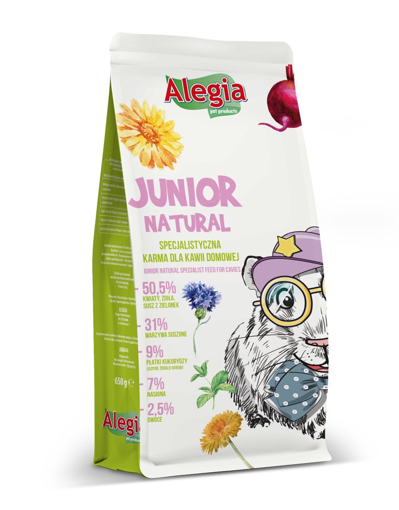 ALEGIA Karma Junior Natural dla Kawii 650g