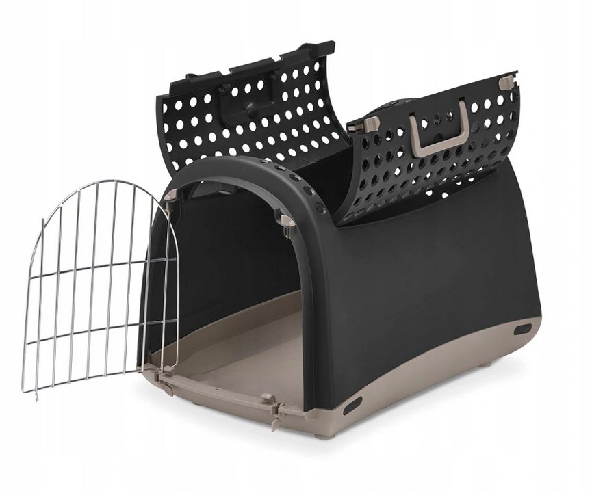 Stefanplast  transportowa dla zwierząt Argi pro kočky a psy Cabrio 50 x 32 x 34,5 cm Brązowa