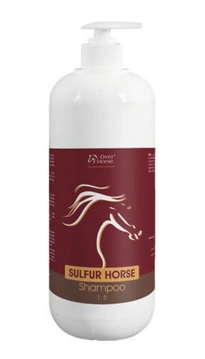 OVER HORSE SULFUR HORSE Shampoo 1L szampon dla koni z problemami skórnymi