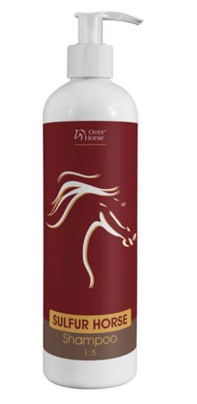 OVER HORSE SULFUR HORSE Shampoo 400ml szampon dla koni z problemami skórnymi