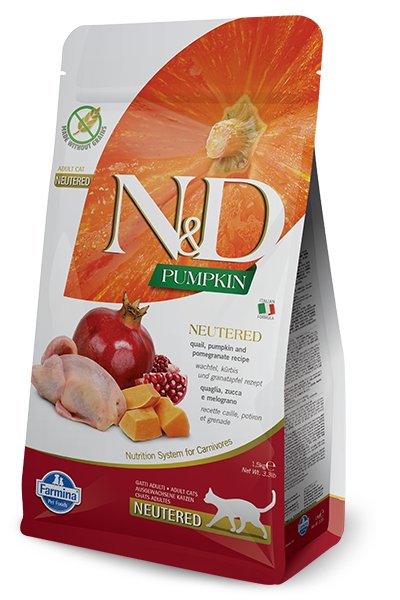 Farmina N&D Pumpkin Quail&Pomegranate Neutered