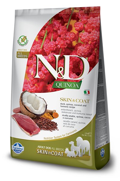 Farmina N&D Quinoa Skin&Coat Duck 2,5 kg