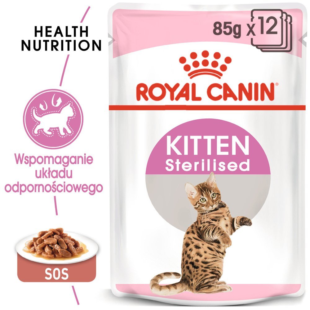 Royal Canin Sterilised w sosie 12 x 85g