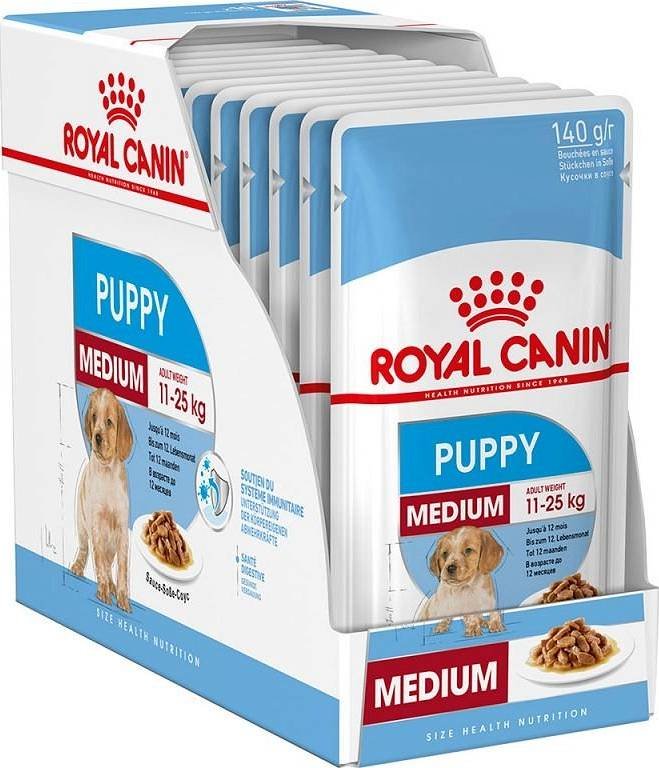 Royal Canin Dostawa GRATIS! | Medium Puppy - 40 x 140 g