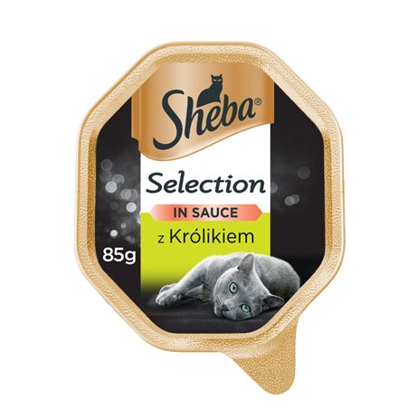 Sheba Selection in Sauce Karma z królikiem w sosie dla kota 85g