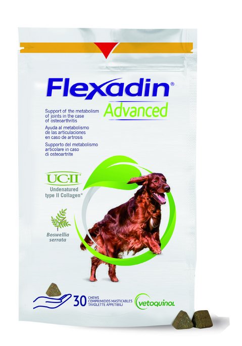 Flexadin Advanced dla psa Suplement diety Mięsne kąski 30szt