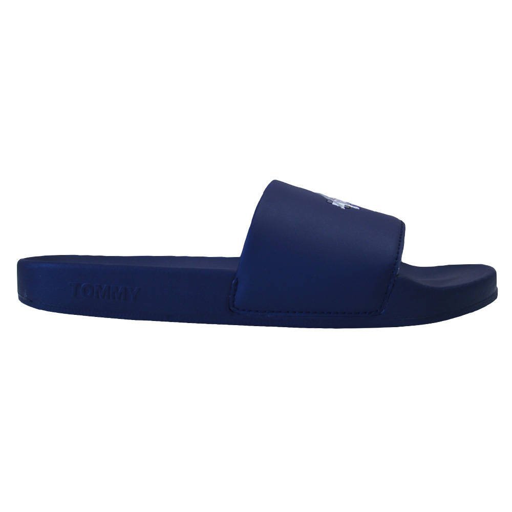 Klapki damskie Tommy Hilfiger Essential Pool Slide granatowe - 37