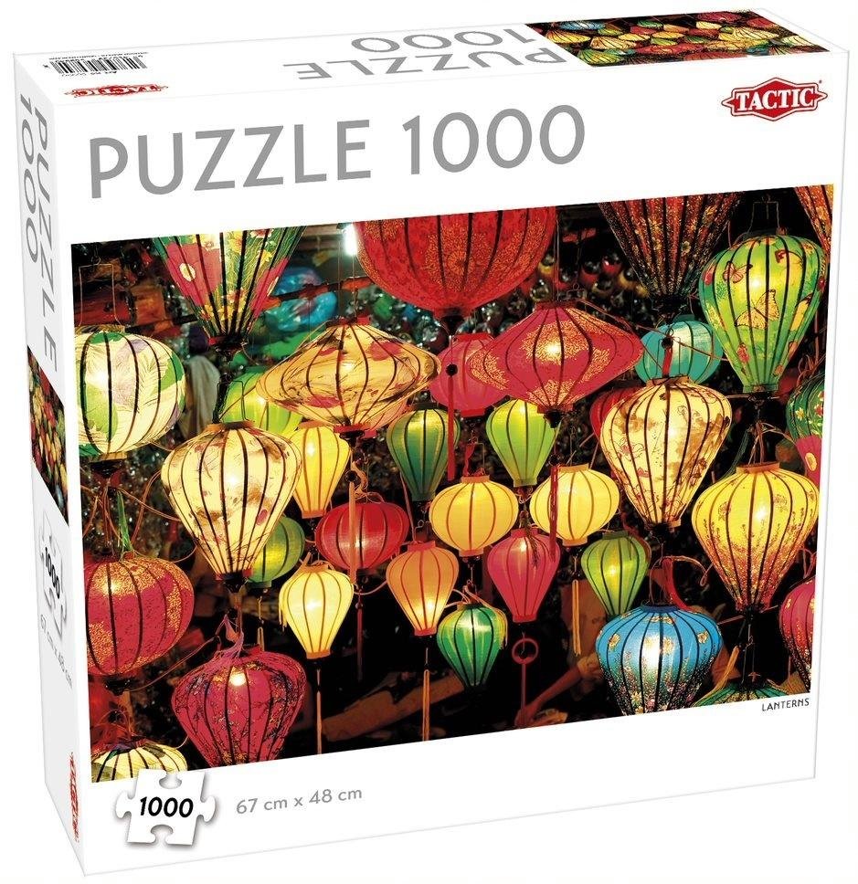 Tactic Puzzle Lanterns 1000 kwadratowe pudełko edycja specjalna -