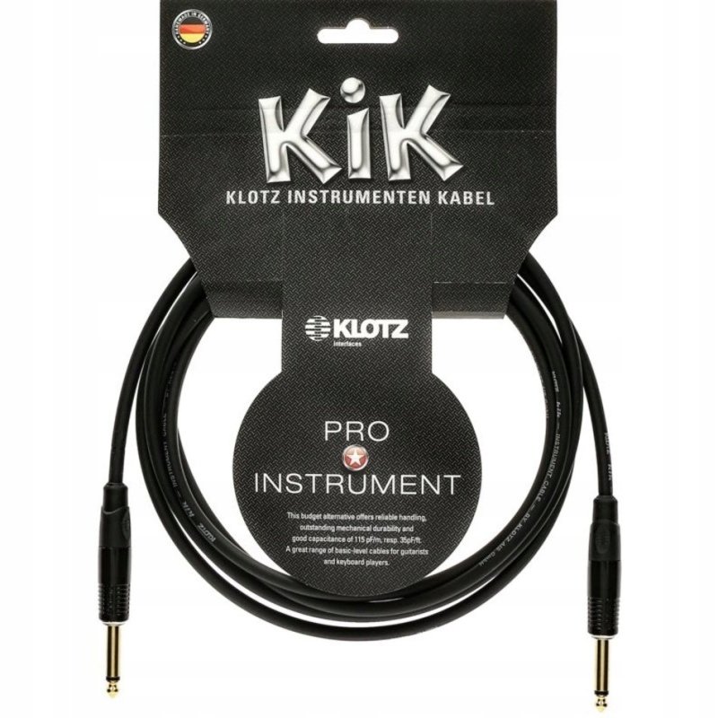 Klotz KIKKG3.0PPSW kabel instrumentalny 3 m