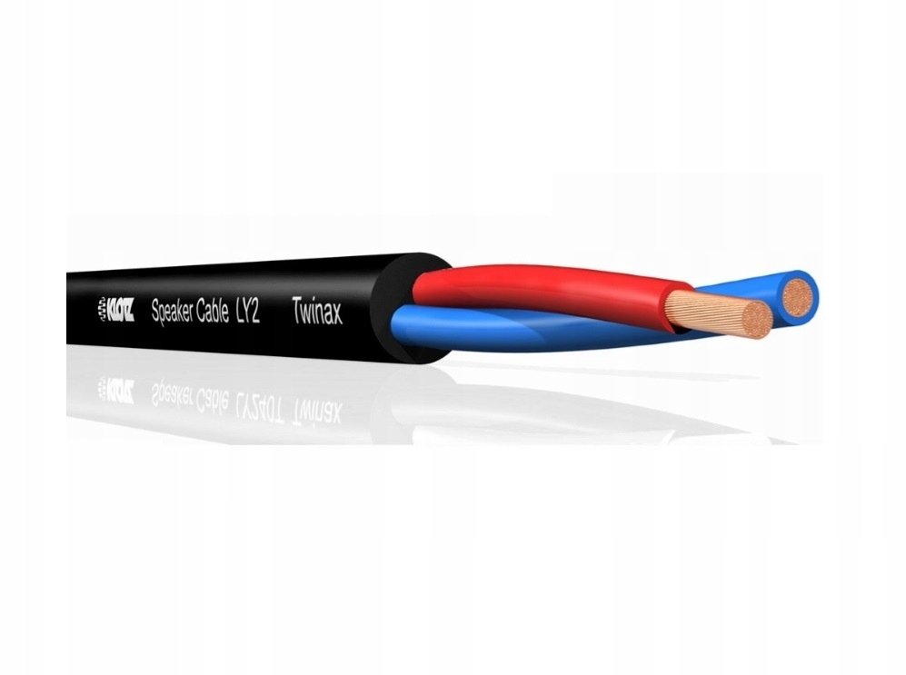 Przewód kabel głośnikowy Klotz LY225 2x2,5mm Ofc