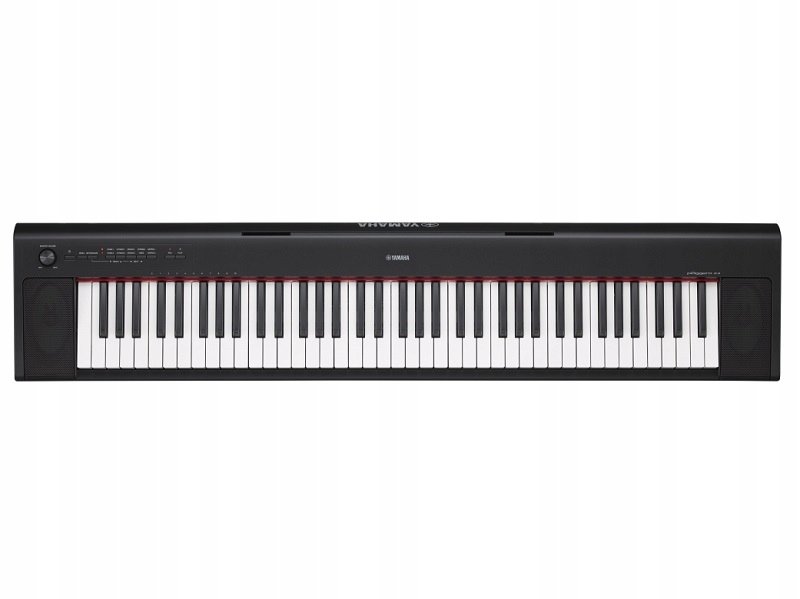Yamaha NP-32B + Hamilton KB505K + statyw L-2 - keyboard instrument klawiszowy czarny + ławka keyboardowa + statyw