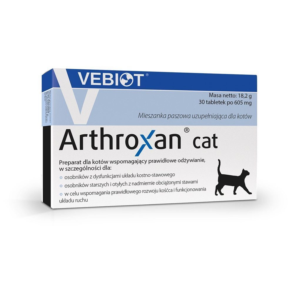 VEBIOT ARTHROXAN CAT 30 tabletek na stawy dla kota