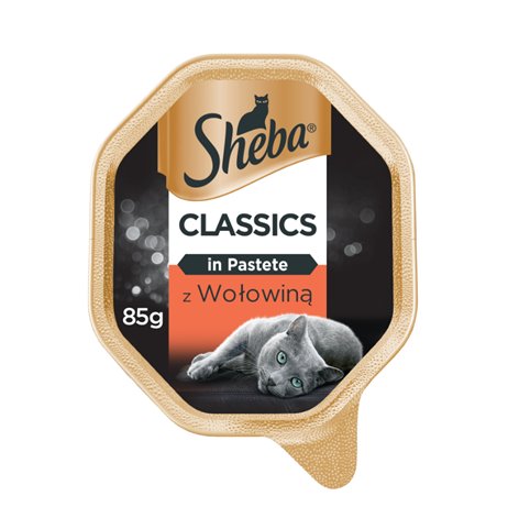 Sheba Classics Karma z wołowiną w pasztecie dla kota 85g