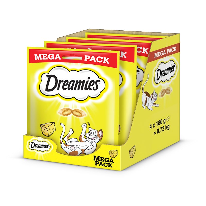 Dreamies Ser Mega Pack - przysmak dla kota 180g MS_14536