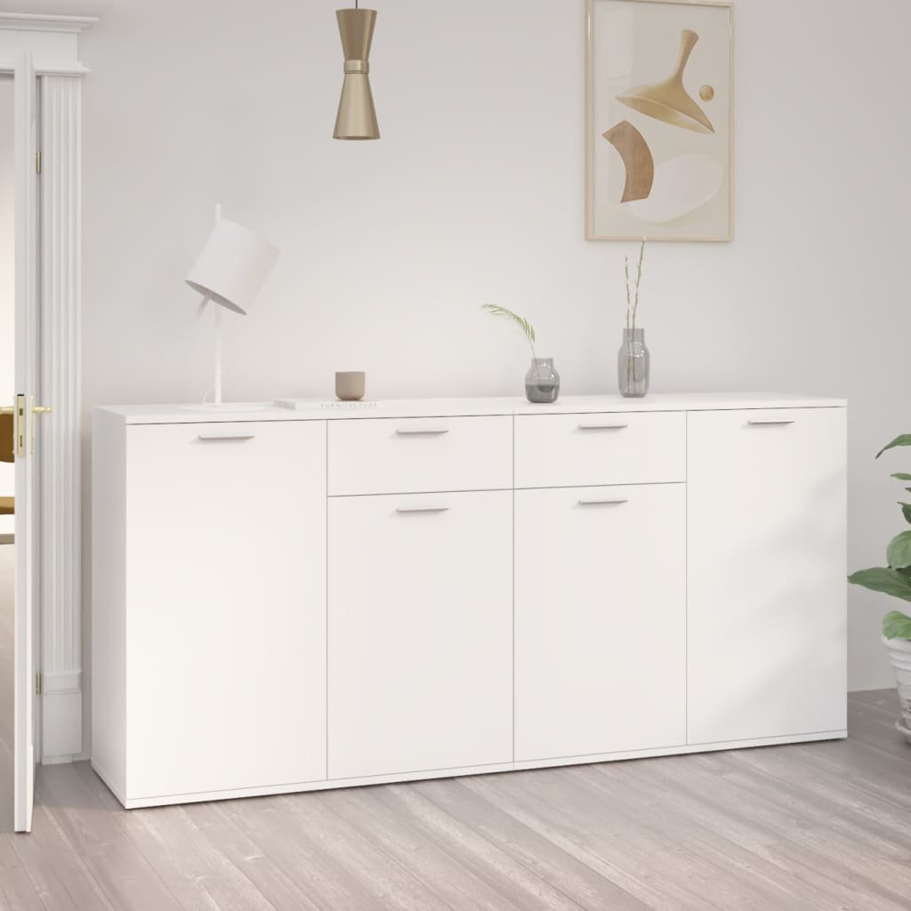 vidaXL Lumarko Szafka, biała, 160x36x75 cm, płyta! 3074927