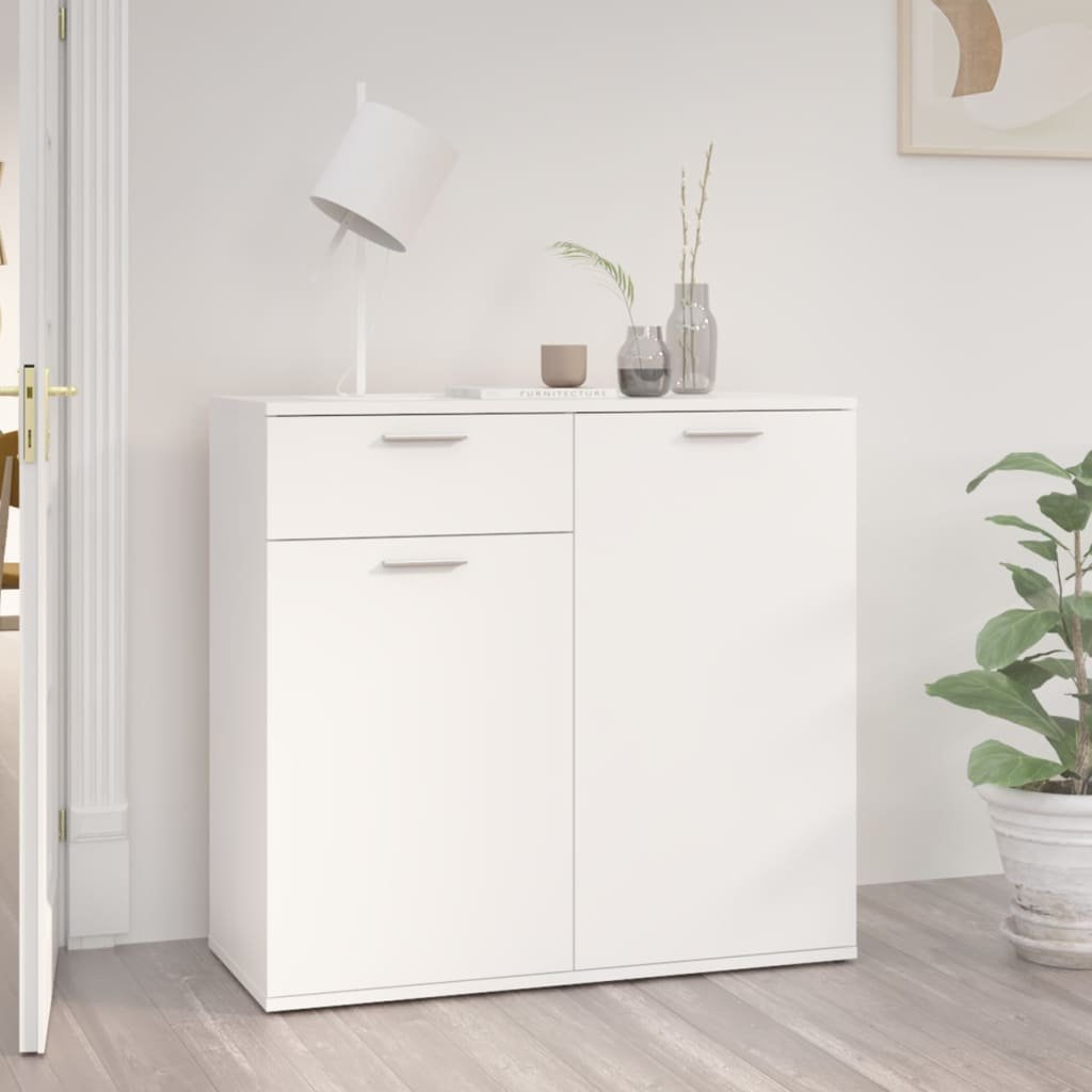 vidaXL Lumarko Szafka, biała, 80x36x75 cm, płyta wiórowa 805770