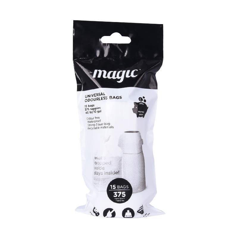 Magic Woreczki uniwersalne na pieluchy Magic, 15 szt. 15 szt. |   NN-AMK-YB45-001