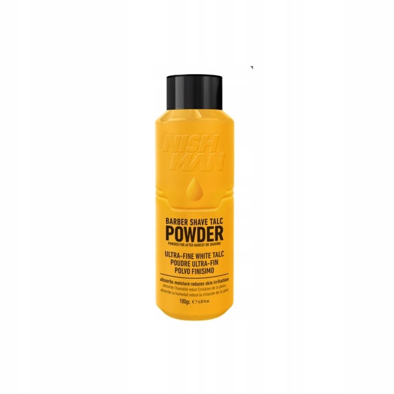 Nishman Nishman Barber Shave Talc łagodzący talk do skóry 180g N-TALC-180