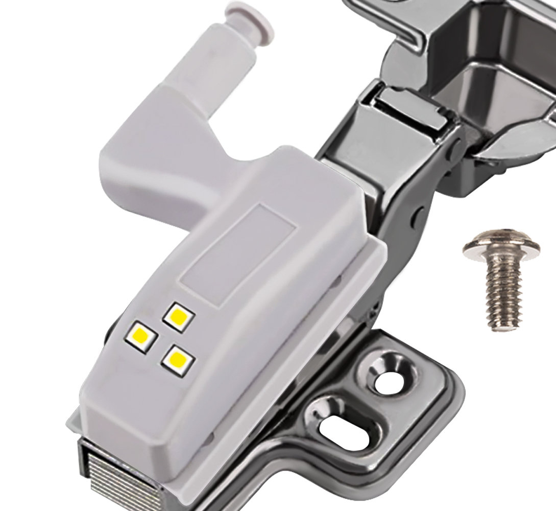 Lampka do Szafki Szafy na Zawias Drzwiczki 3 LED ISO TRADE