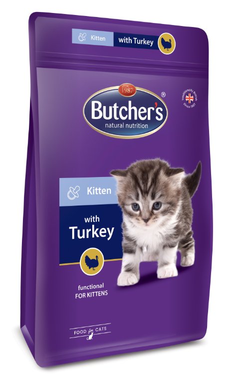 Butchers Functional Cat Dry Junior z indykiem 800g