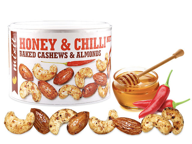 Mixit Chilli Mix Nuts - Pieczone Orzechy Z Miodem I Chili 140g