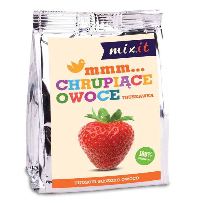 MixIt Chrupiąca, liofilizowana Truskawka MixIt, 13g