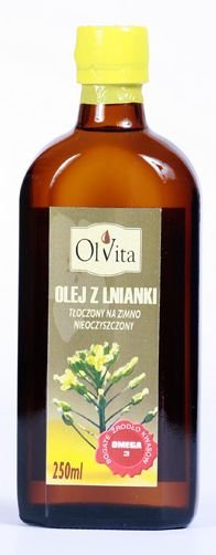 Olvita Olej z lnianki zimno tłoczony 250 ml 20717-uniw