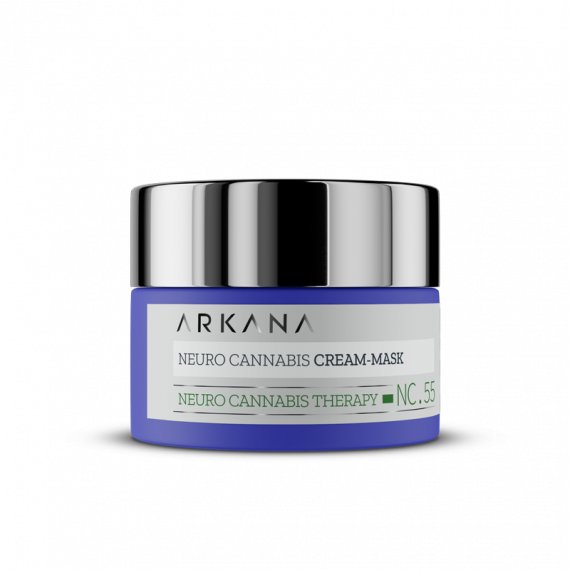Фото - Маска для обличчя Arkana Neuro Cannabis Cream-Mask Kanabisowa neuro krem-maska dla skór zest 