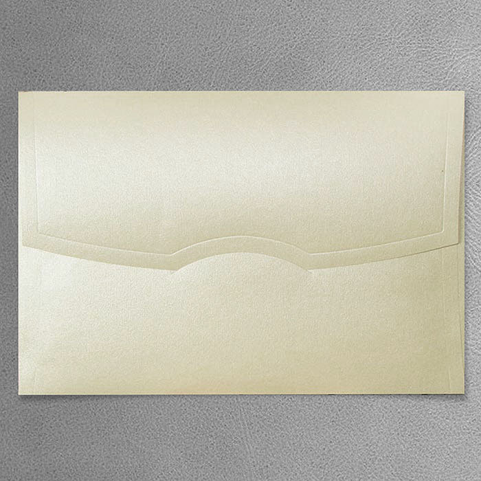 KOPERTA Z008 ecru metalizowana ozdobna (140x200mm)