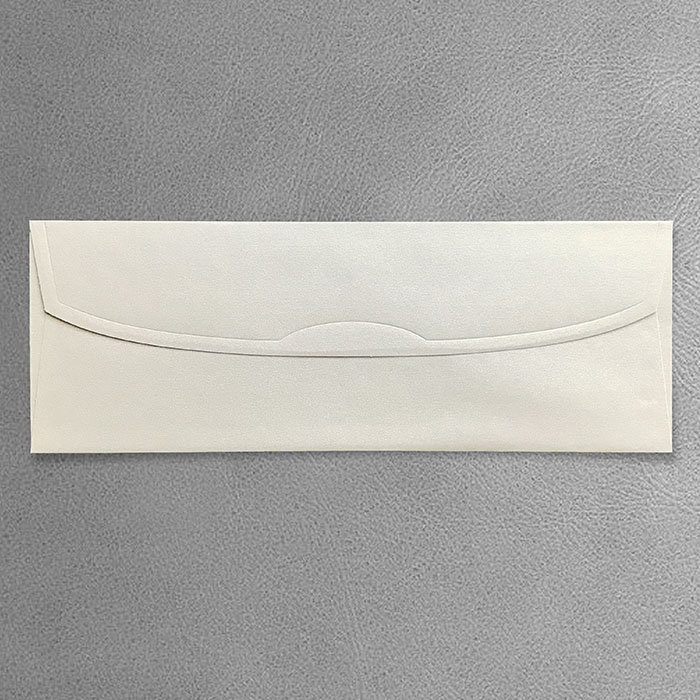KOPERTA Z012 ecru metalizowana ozdobna (95x275mm)