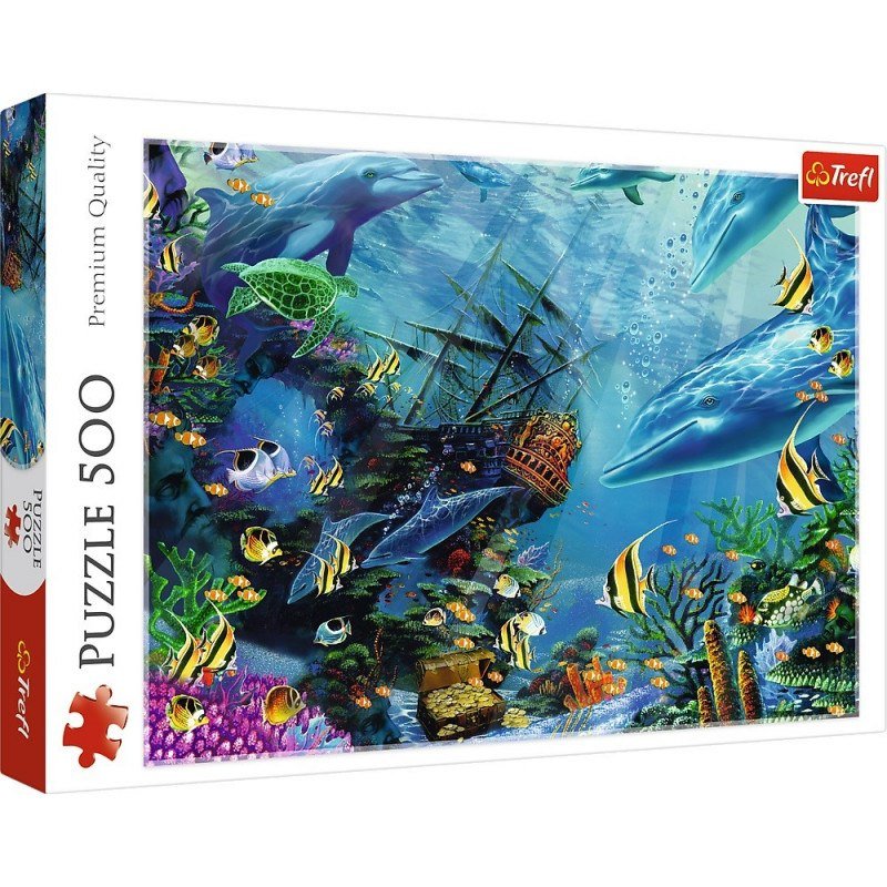 Trefl Puzzle 500 elementów Ukryty skarb