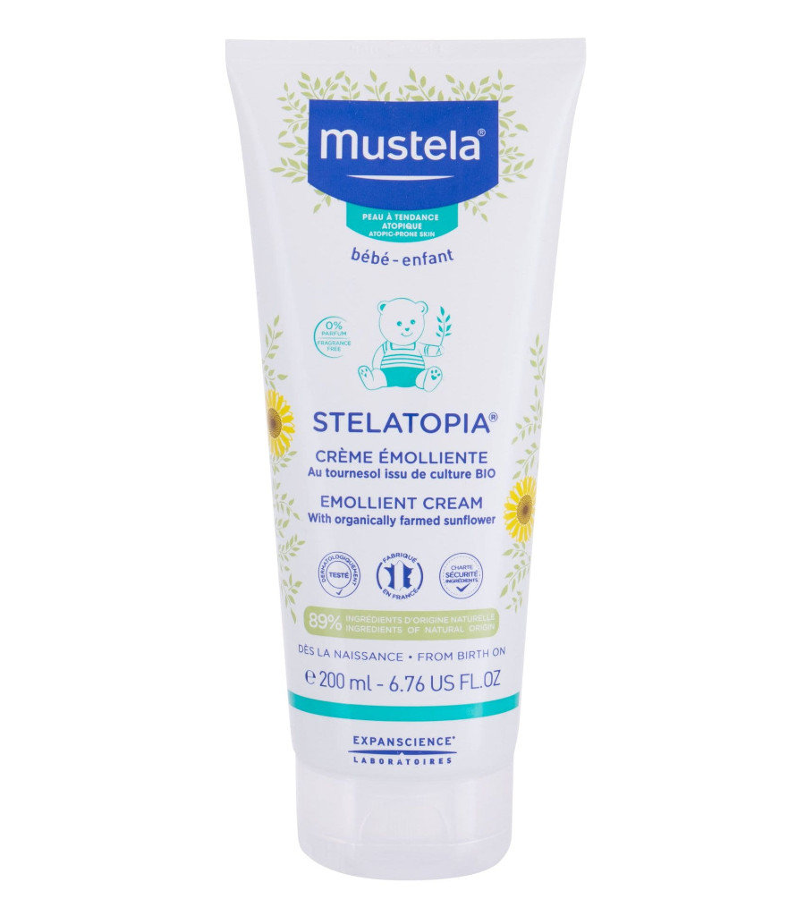 Mustela Bébé Stelatopia Emollient Cream 200 ml Krem do twarzy na dzień