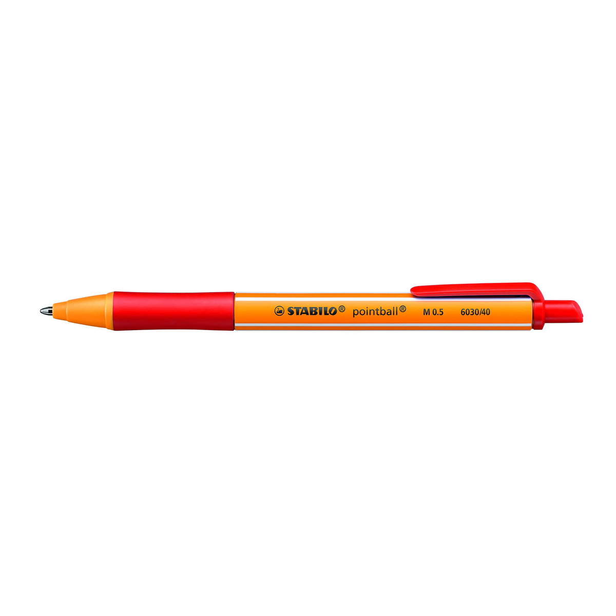 Stabilo SCHWAN Długopis automatyczny 0.5mm czerwony Pointball SH6236