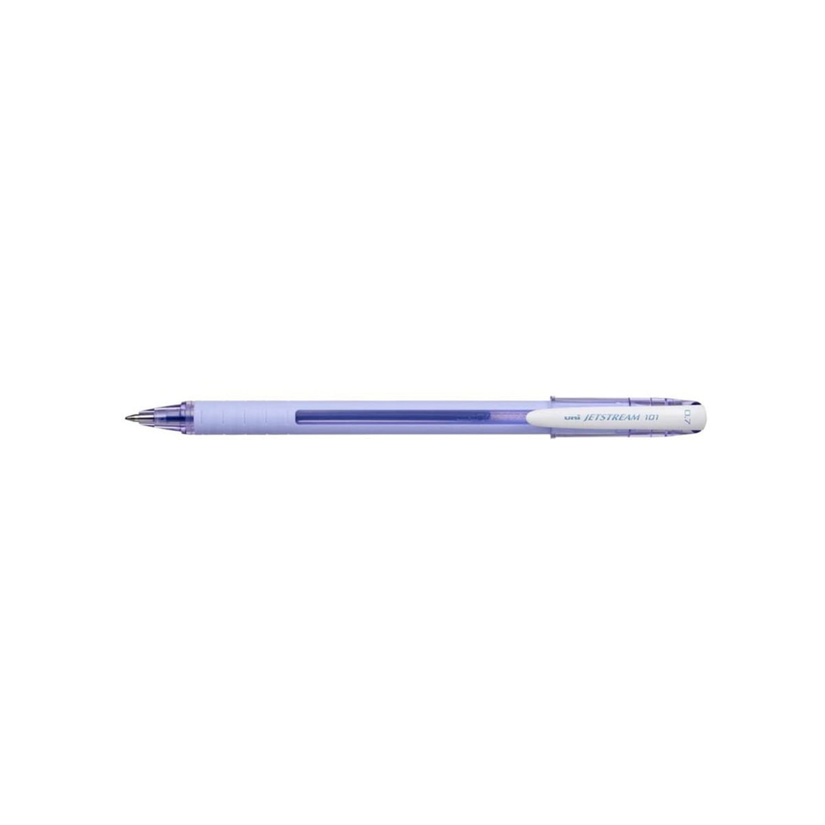 Uni Długopis kulkowy 0.35mm niebieski obudowa jasnofioletowa SX101