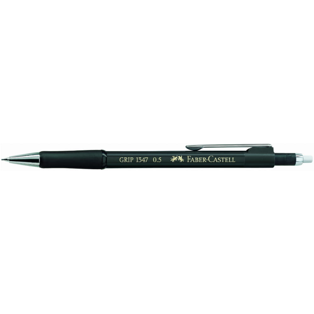 Ołówek Automatyczny Grip 1345 0,5Mm Czarny Metaliczny Faber-Castell