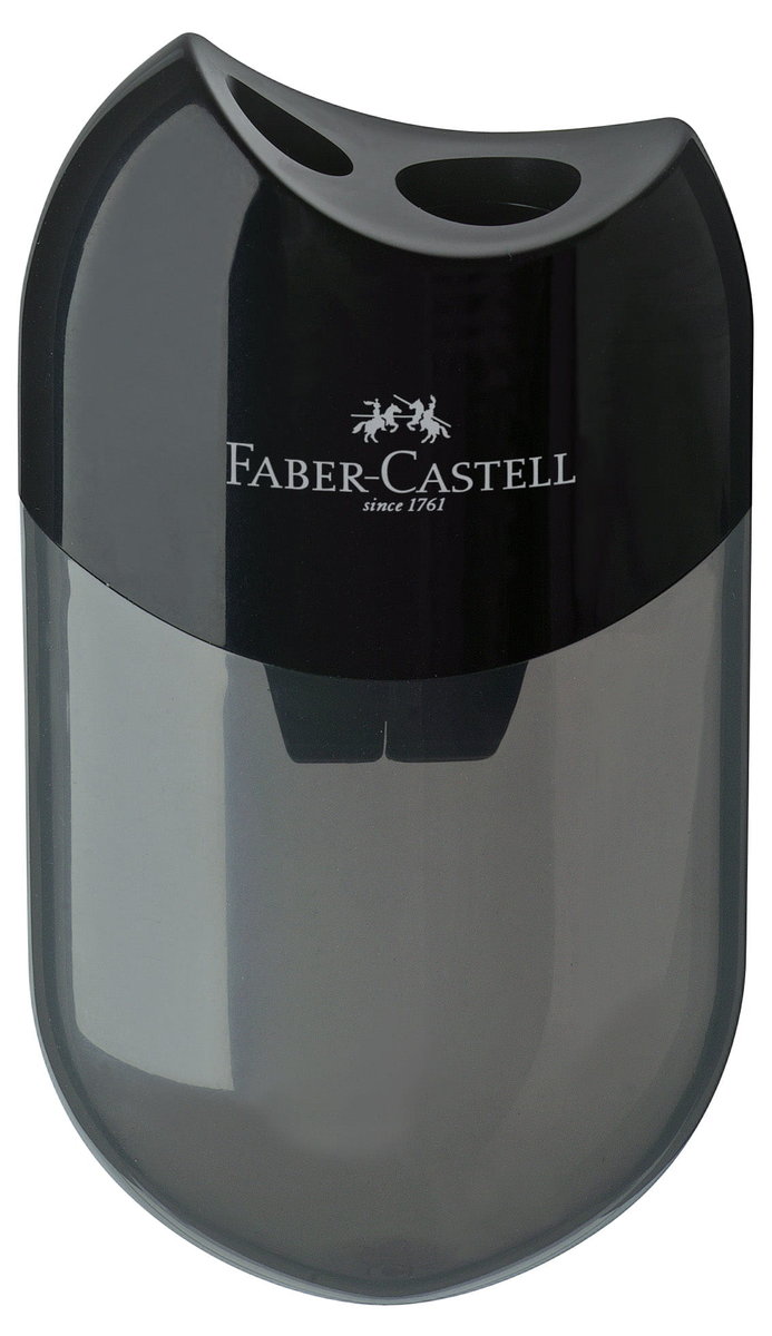 Faber-Castell Podwójne puszka ze szpicem, obudowa w kolorze: czarny 183500
