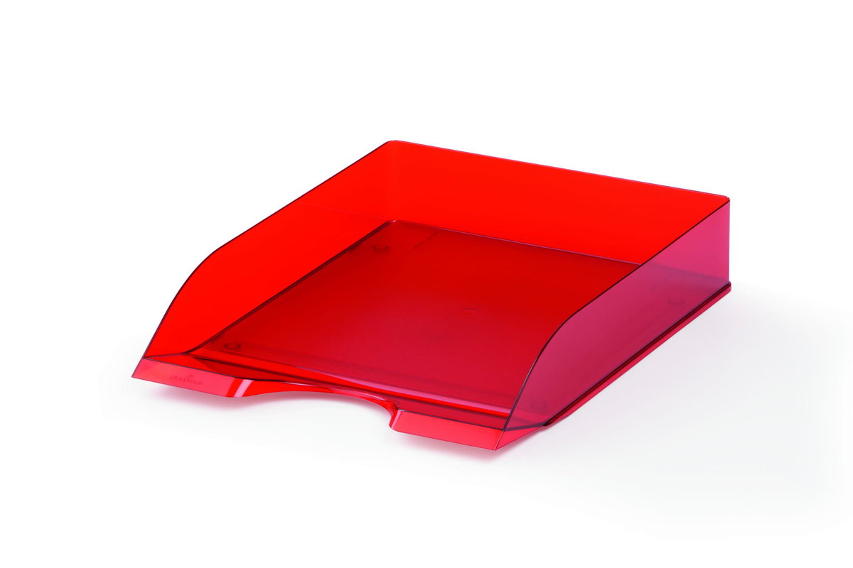 Durable Półka na dokumenty Basic bezbarwna czerwona 1701672003