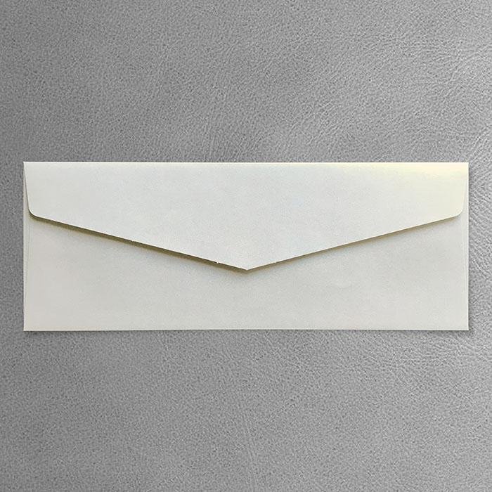 KOPERTA Z014 ecru metalizowana ozdobna (110x290mm)