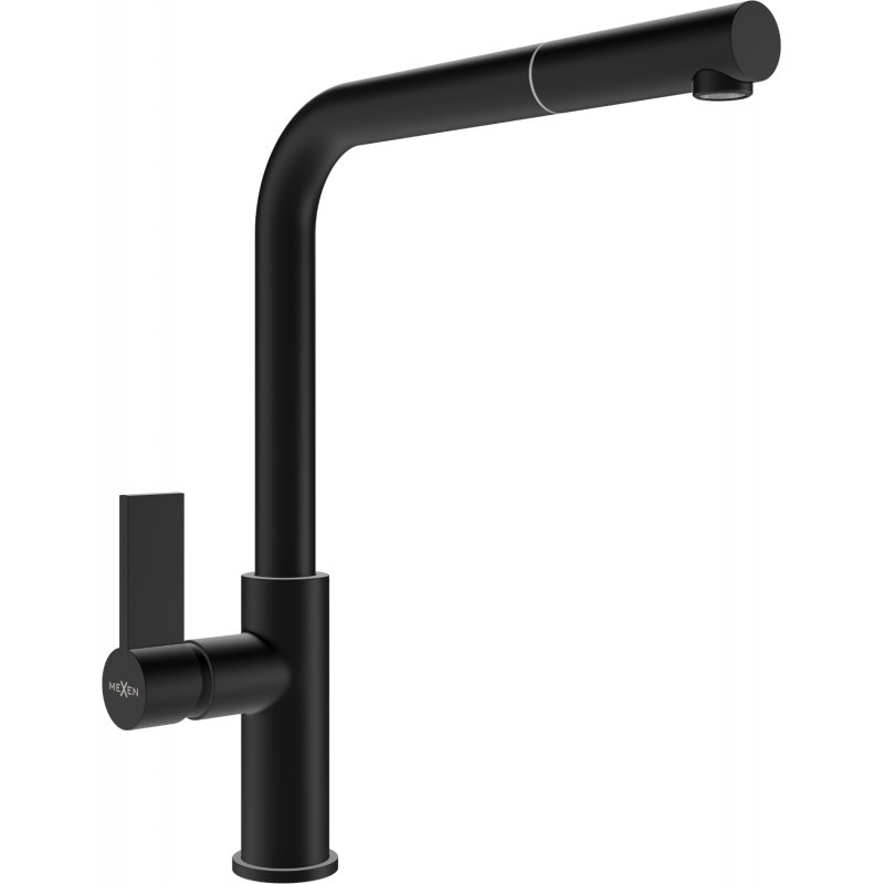 Mexen Flora bateria kuchenna, czarna - 670401-70