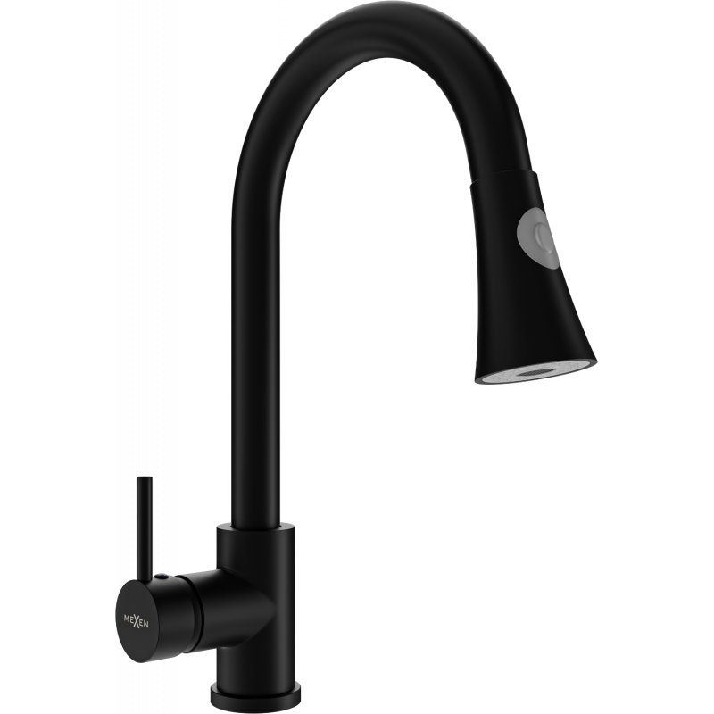 Mexen Elia bateria kuchenna, czarna - 670101-70