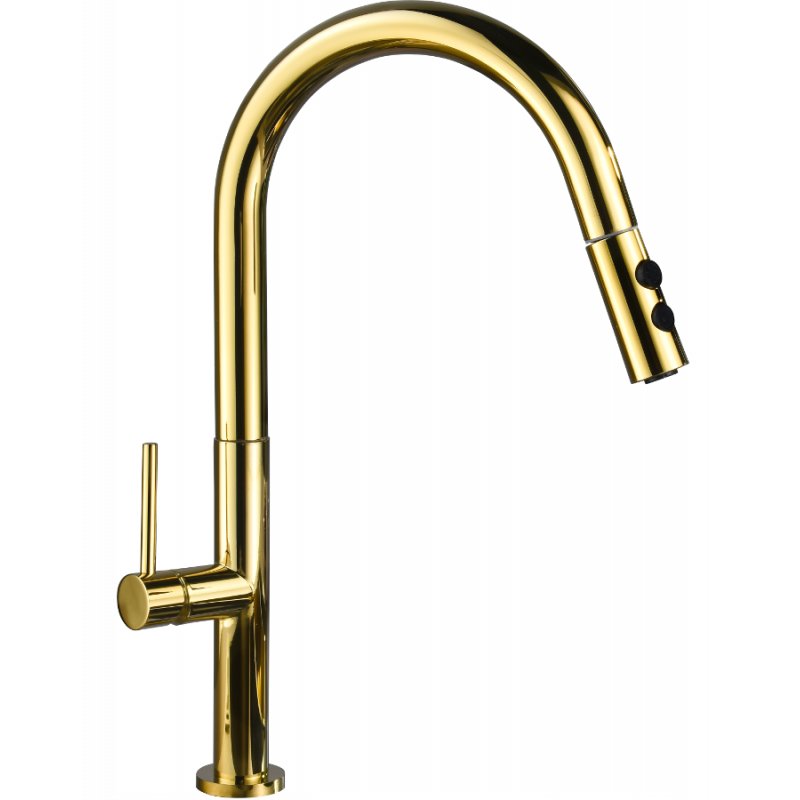 Mexen Ava bateria kuchenna, złota - 672800-50