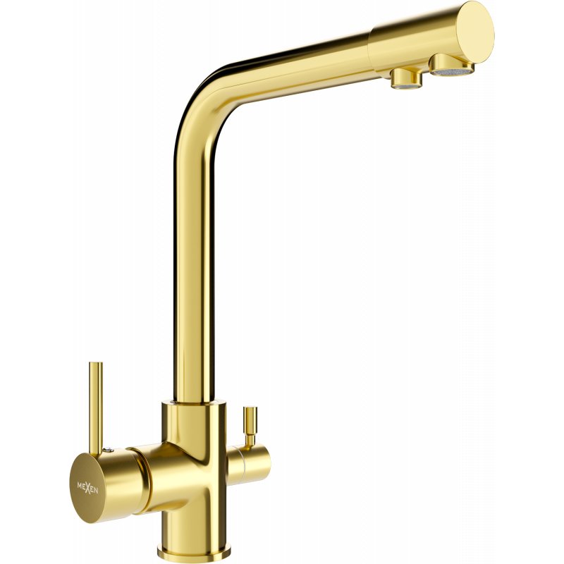 Mexen Duero bateria kuchenna, złota - 671600-50