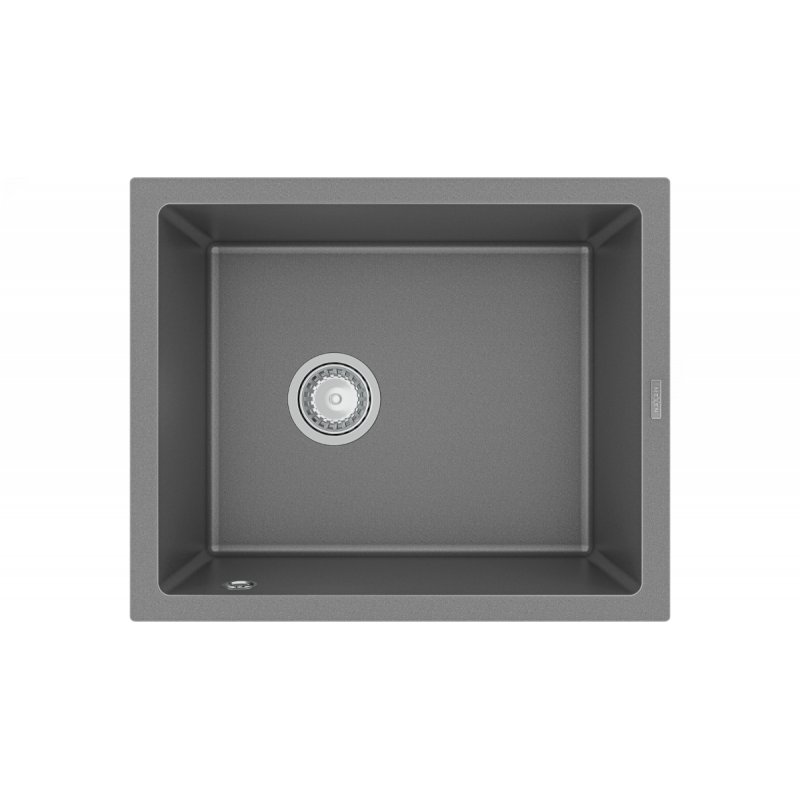 Mexen Pedro zlewozmywak granitowy 1-komorowy 560 x 460 mm, szary - 6508561000-71
