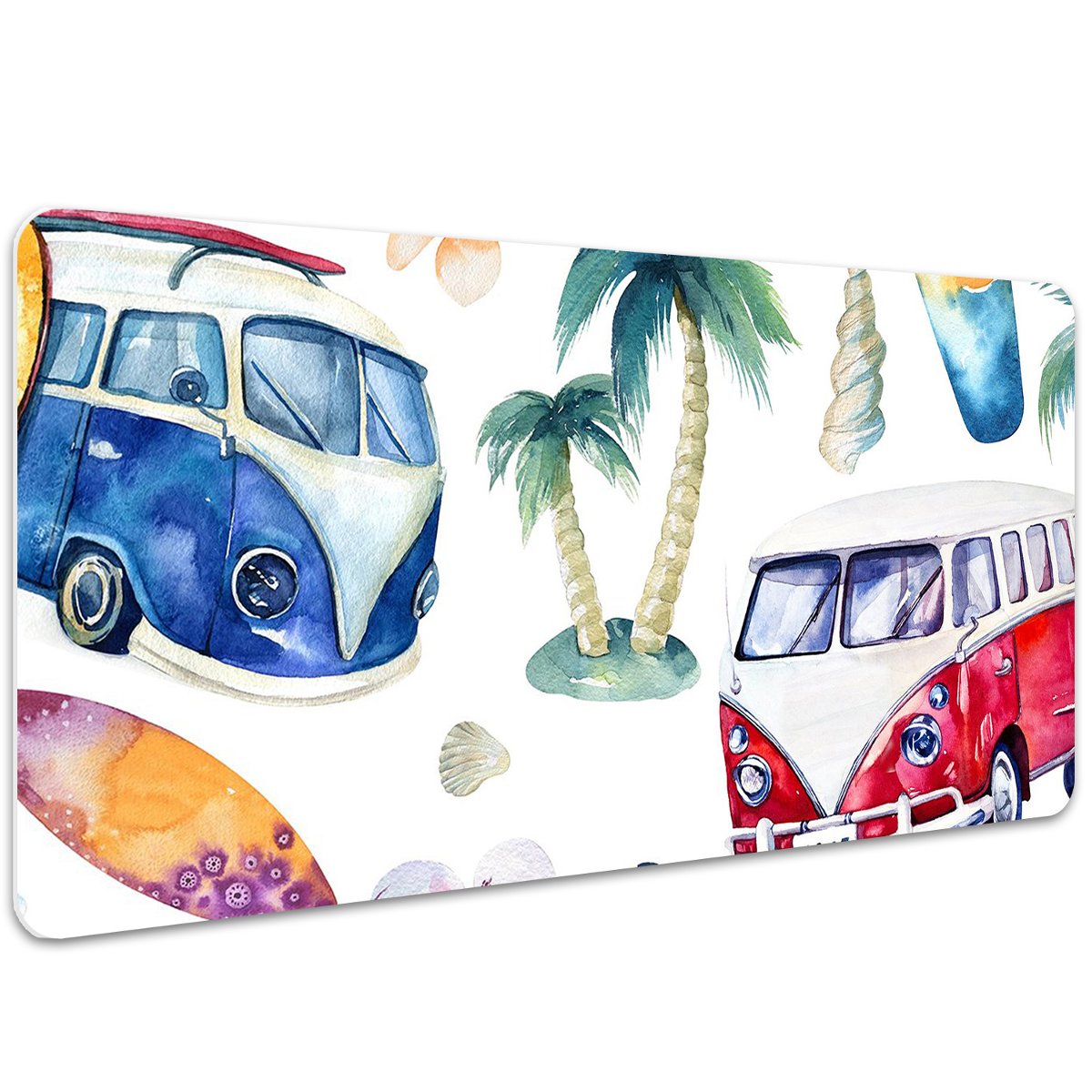Podkładka mata ochrona biurka Surfer Plaża 100x50cm, Dywanomat