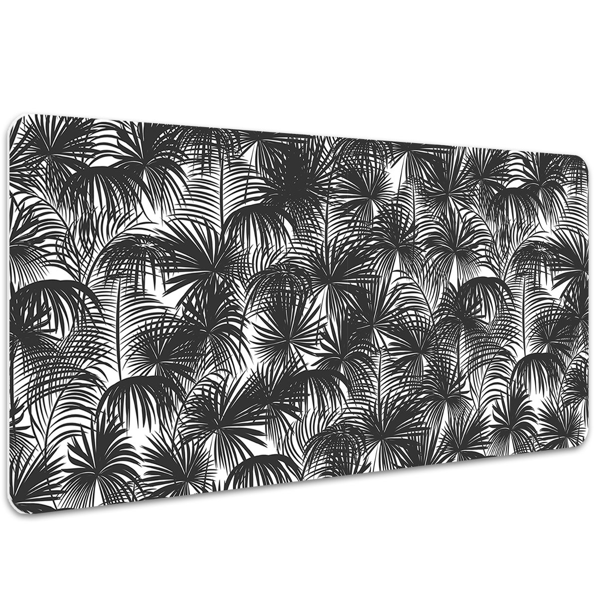 Podkładka mata ochrona biurka Czarne palmy 100x50cm, Dywanomat